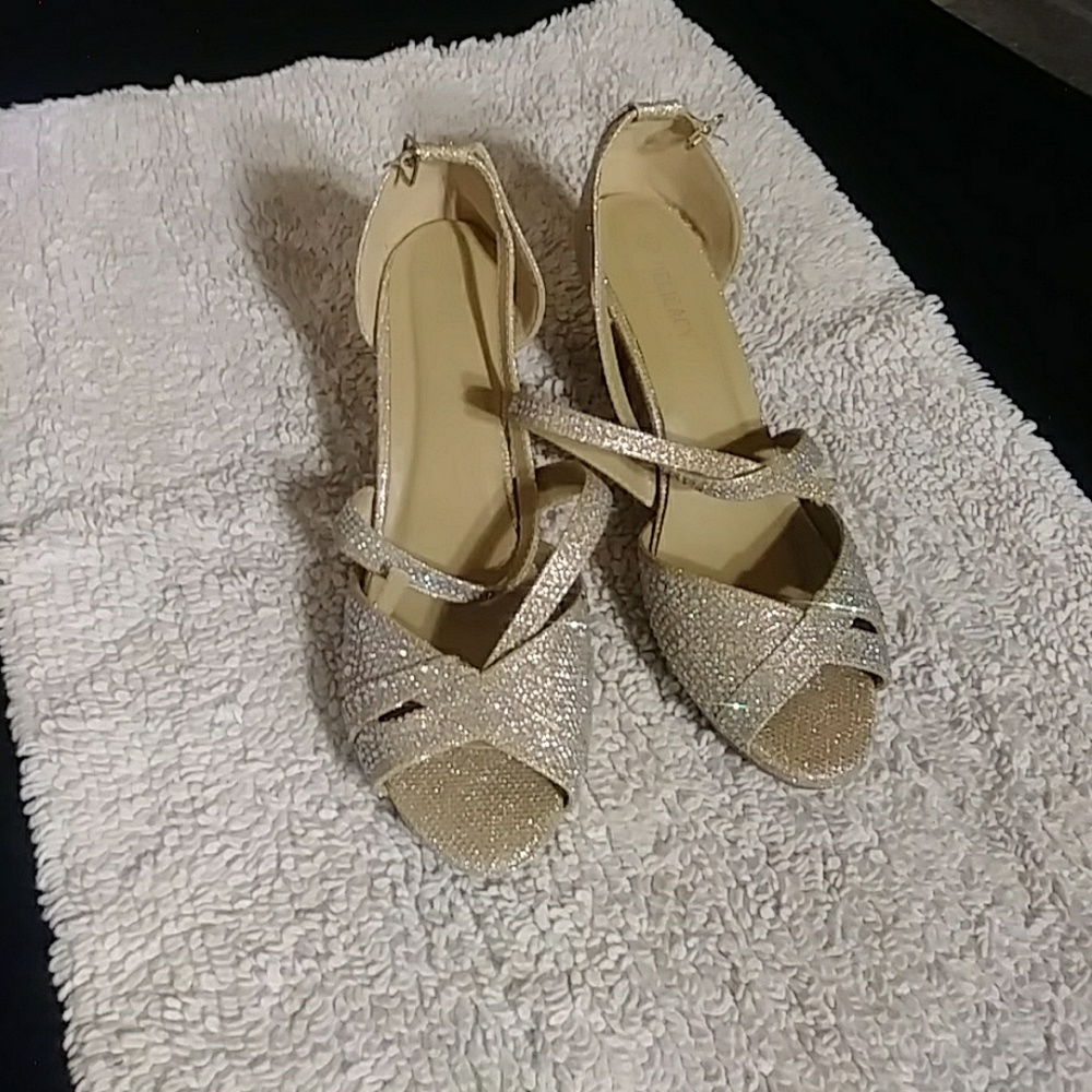 Gold Sparkle sandals